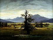 Caspar David Friedrich Village Landscape in Morning Light painting